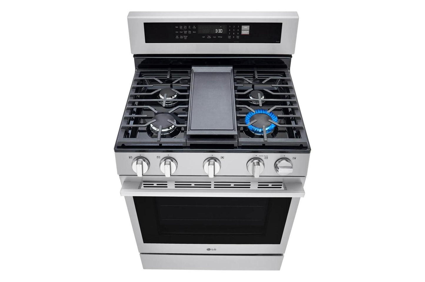 LG LRGN6325X 6.3 Cu. Ft. Smart Wi-fi Enabled Probake Convection Gas Range WIT...