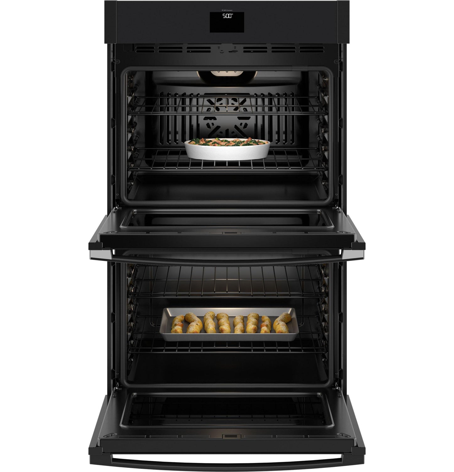 GE APPLIANCES JTD5000DVBB Ge 30"" Smart Built-in Self-clean Convection Double Wall Oven WIT...