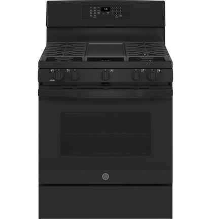 GE APPLIANCES JGB735DPBB Ge 30"" Free-standing Gas Convection Range With Air Fry