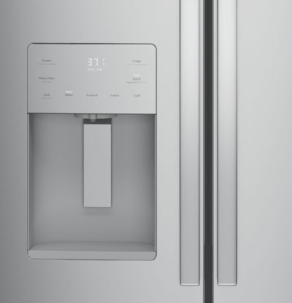 GE APPLIANCES GYE18JYLFS Ge Energy Star 17.5 Cu. Ft. Counter-depth French-door REFRIGE...