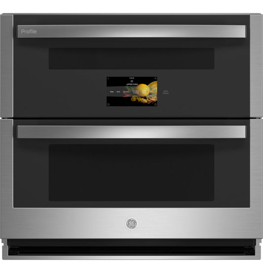 GE APPLIANCES PTS9200SNSS GE Profile 30"" Smart Built-in Twin Flex Convection Wall Oven