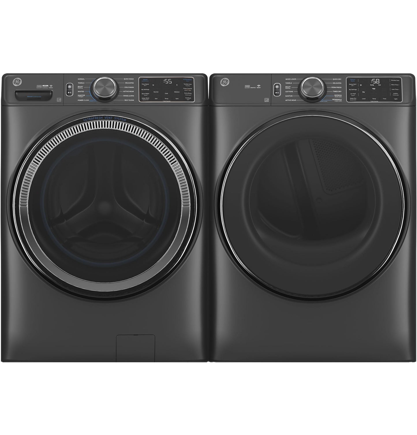 GE APPLIANCES GFD65ESPVDS Ge 7.8 Cu. Ft. Capacity Smart Front Load Electric Dryer With STE...