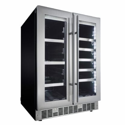 SILHOUETTE SPRBC047D1SS Silhouette Lorraine 24"" French Door Beverage Center
