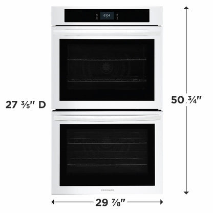 FRIGIDAIRE FCWD3027AW Frigidaire 30'' Double Electric Wall Oven With Fan Convection