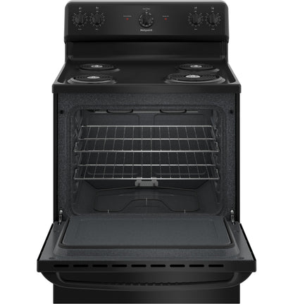 HOTPOINT RBS160DMBB Hotpoint 30"" Free-standing Electric Range