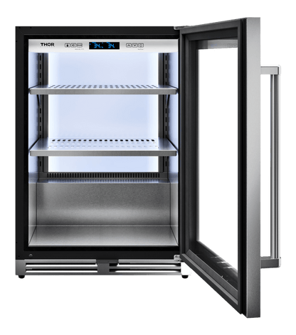 THOR KITCHEN TBR24U 24 Inch Professional Undercounter Beverage Cooler - Tbr24u (coming ...