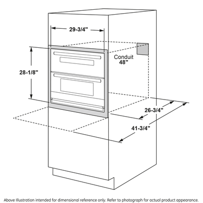 GE APPLIANCES PTS9200SNSS GE Profile 30"" Smart Built-in Twin Flex Convection Wall Oven