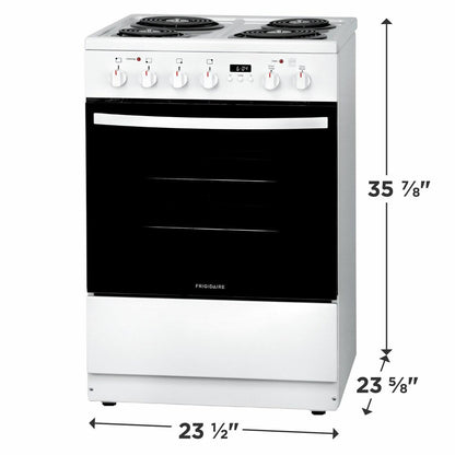 FRIGIDAIRE FFEH2422UW Frigidaire 24'' Freestanding Electric Range