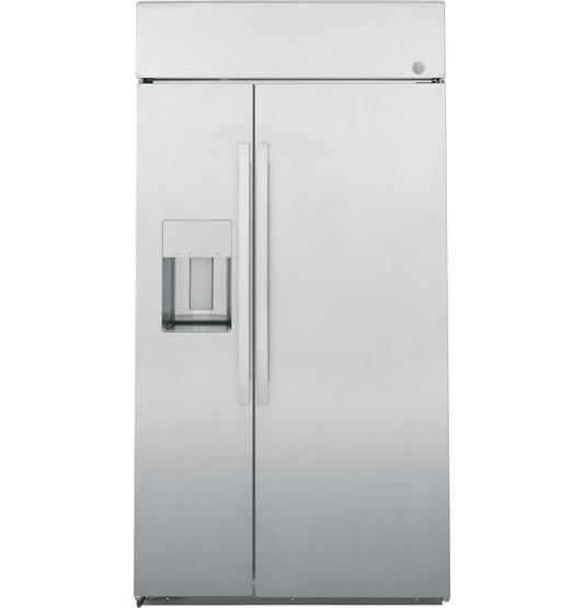 GE APPLIANCES PSB48YSNSS GE Profile Series 48"" Smart Built-in Side-by-side Refrigerator ...