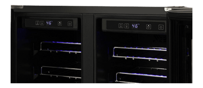 THOR KITCHEN TWC2402 Thor Kitchen 42 Bottle Dual Zone French Door Built-in Wine Cooler