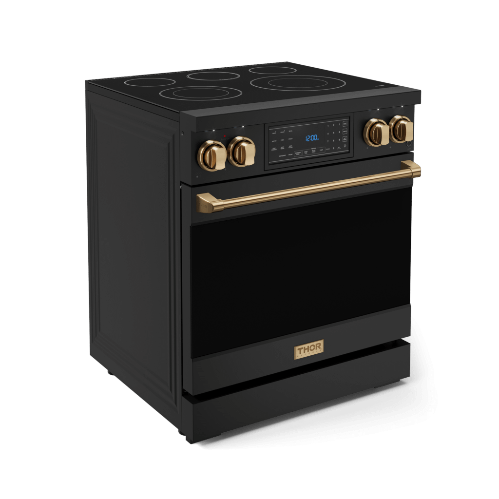 THOR KITCHEN RSE30BBRZ 30 Inch Professional Electric Range With Tilt Panel Touch Control I...