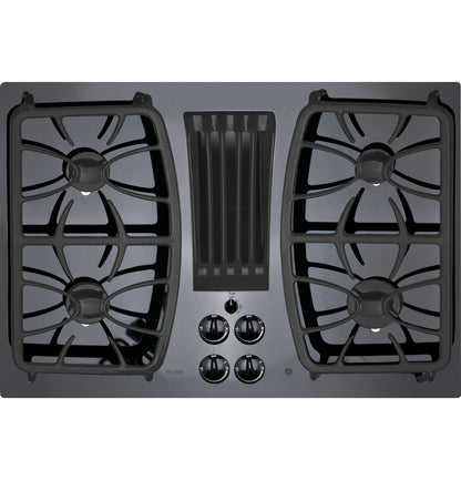 GE APPLIANCES PGP9830DRBB GE Profile 30"" Built-in Gas Downdraft Cooktop