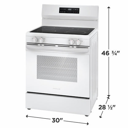FRIGIDAIRE FCRE3062AW Frigidaire 30"" Electric Range With the Eventemp