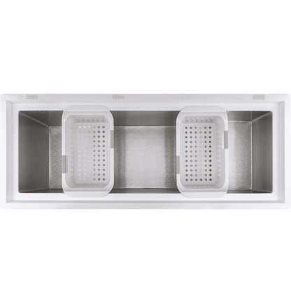 GE APPLIANCES FCM16SLWW Ge 15.7 Cu. Ft. Manual Defrost Chest Freezer
