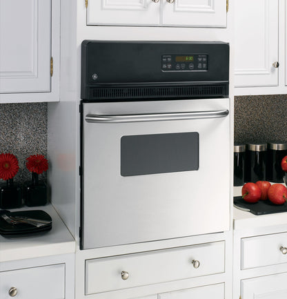 GE APPLIANCES JRP20SKSS GE Appliances 24"" Electric Single Self-cleaning Wall Oven