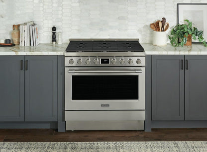 FRIGIDAIRE PCFG3670AF Frigidaire Professional 36"" Front Control Freestanding Gas Range