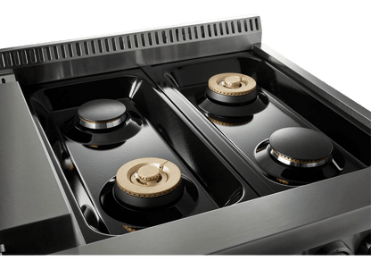 THOR KITCHEN HRD4803ULP 48 Inch Professional Dual Fuel Range In Stainless Steel - Liquid PR...