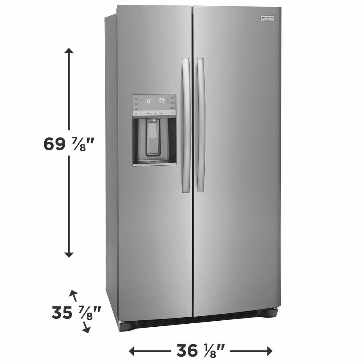 FRIGIDAIRE GRSS2652AF Frigidaire Gallery 25.6 Cu. Ft. 36'' Standard Depth Side By Side RE...