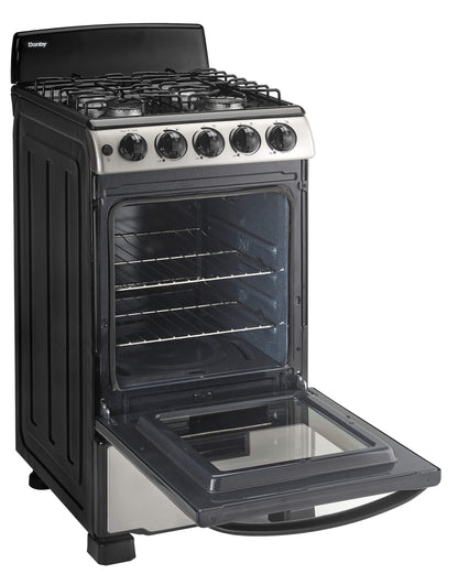 DANBY DR203BSSGLP Danby 20"" Wide Gas Range In Stainless Steel