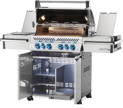 NAPOLEON BBQ PRO500RSIBNSS3 Prestige Pro 500 Rsib Infrared Rear & Side Burners Stainless Steel ...