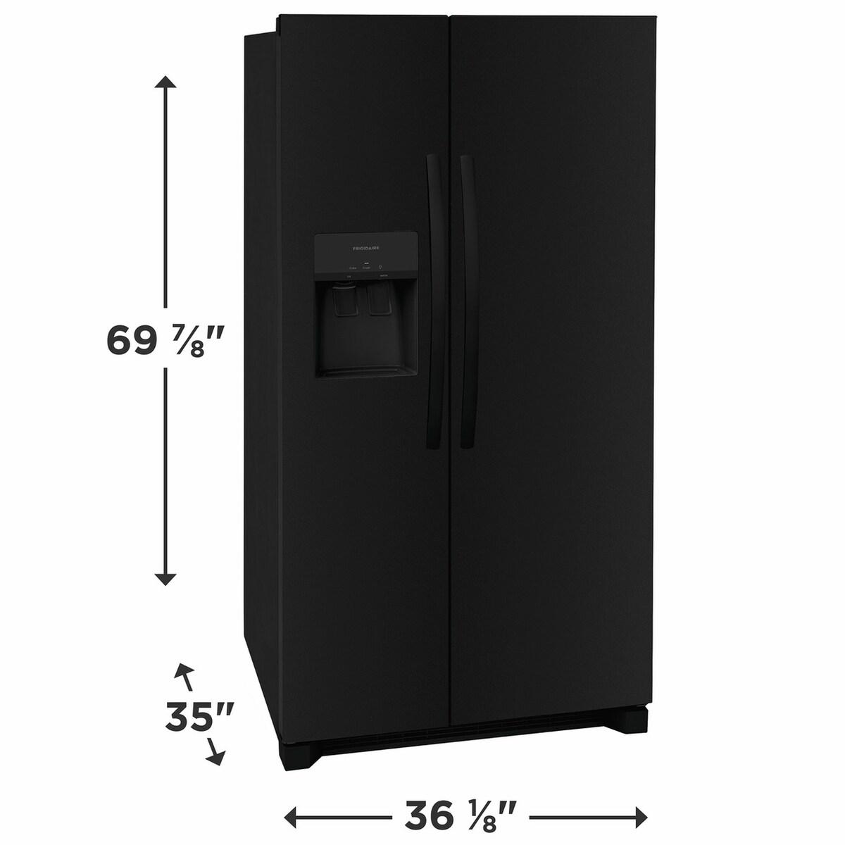 FRIGIDAIRE FRSS2623AB Frigidaire 25.6 Cu. Ft. 36'' Standard Depth Side By Side Refrigerator