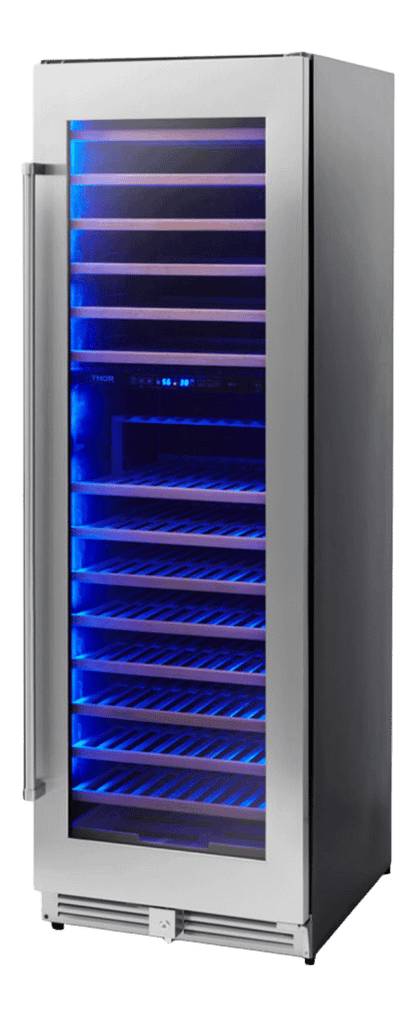 THOR KITCHEN TWC2403DI Thor Kitchen - 162 Bottle Dual Zone Freestanding Wine Cooler