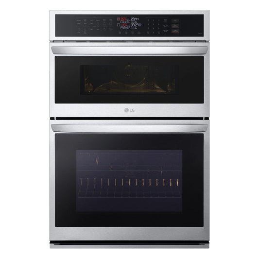 LG WCEP6423F 1.7/4.7 Cu. Ft. Smart Combination Wall Oven With Convection and AIR...