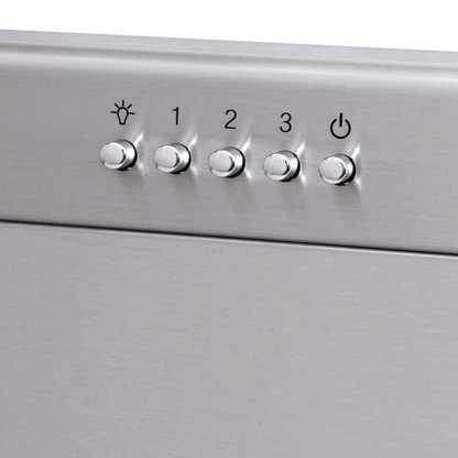 THOR KITCHEN TRH3606 36 Inch Professional Range Hood, 11 Inches Tall In Stainless Steel