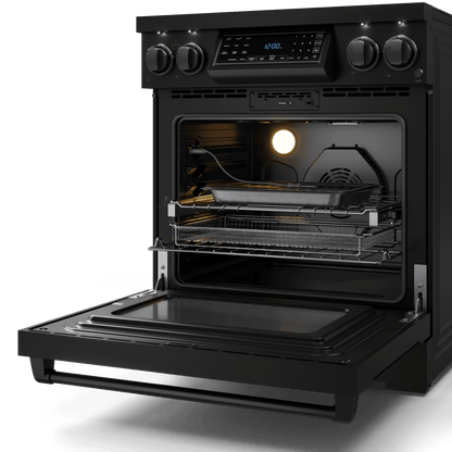 THOR KITCHEN RSE30B 30 Inch Professional Electric Range With Tilt Panel Touch Control I...