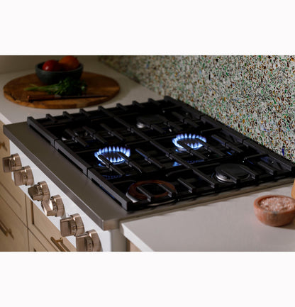 CAFE CGU366P4TW2 Cafe 36"" Commercial-style Gas Rangetop With 6 Burners (NATURA...