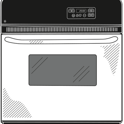 GE APPLIANCES JRP20SKSS GE Appliances 24"" Electric Single Self-cleaning Wall Oven
