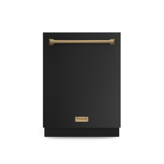 THOR KITCHEN DW24X8BA00BRZ 24 Inch Dishwasher Stainless Black/bronze | Gordon Ramsay Series - ...