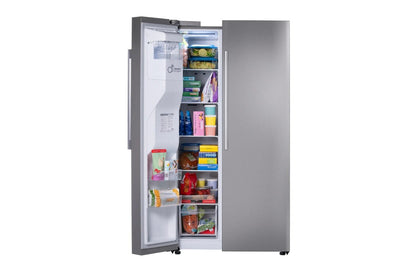 LG LS27T3230S 27 Cu. Ft. Standard-depth, Side-by-side Refrigerator, With Ice and ...