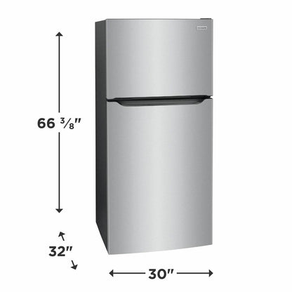 FRIGIDAIRE FFHT2045VS Frigidaire 20.0 Cu. Ft. Top Freezer Refrigerator