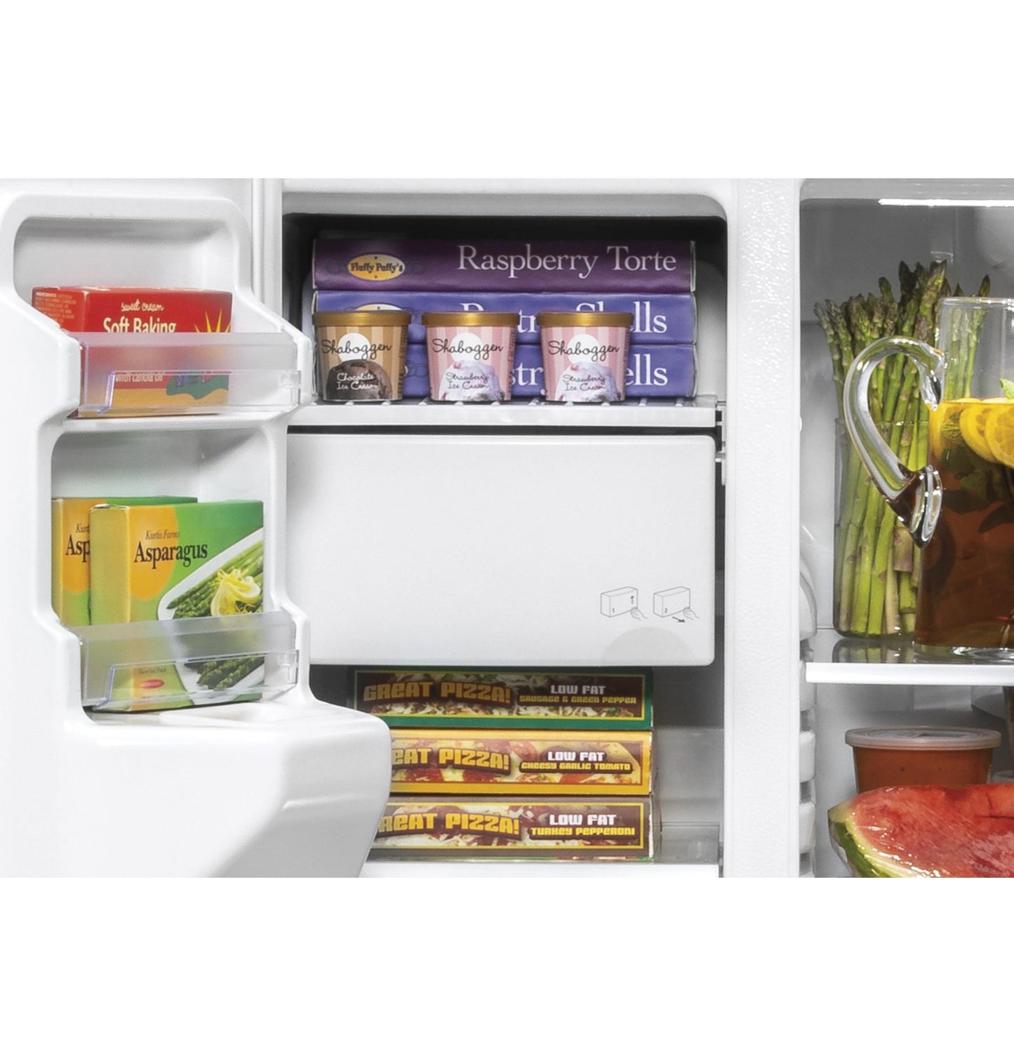GE APPLIANCES GZS22IMNES Ge 21.8 Cu. Ft. Counter-depth Side-by-side Refrigerator