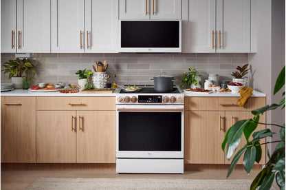 LG LSES6338N LG Studio 6.3 Cu. Ft. Instaview Electric Slide-in Range With PRO...