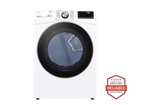 LG DLEX4200W 7.4 Cu. Ft. Ultra Large Capacity Smart Wi-fi Enabled Front Load DRY...