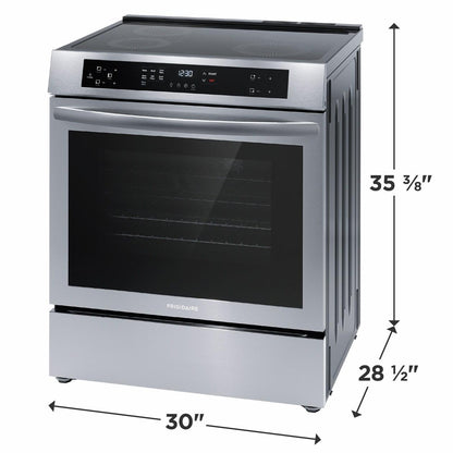 FRIGIDAIRE FCFI3083AS Frigidaire 30"" Front Control Induction Range With Convection Bake