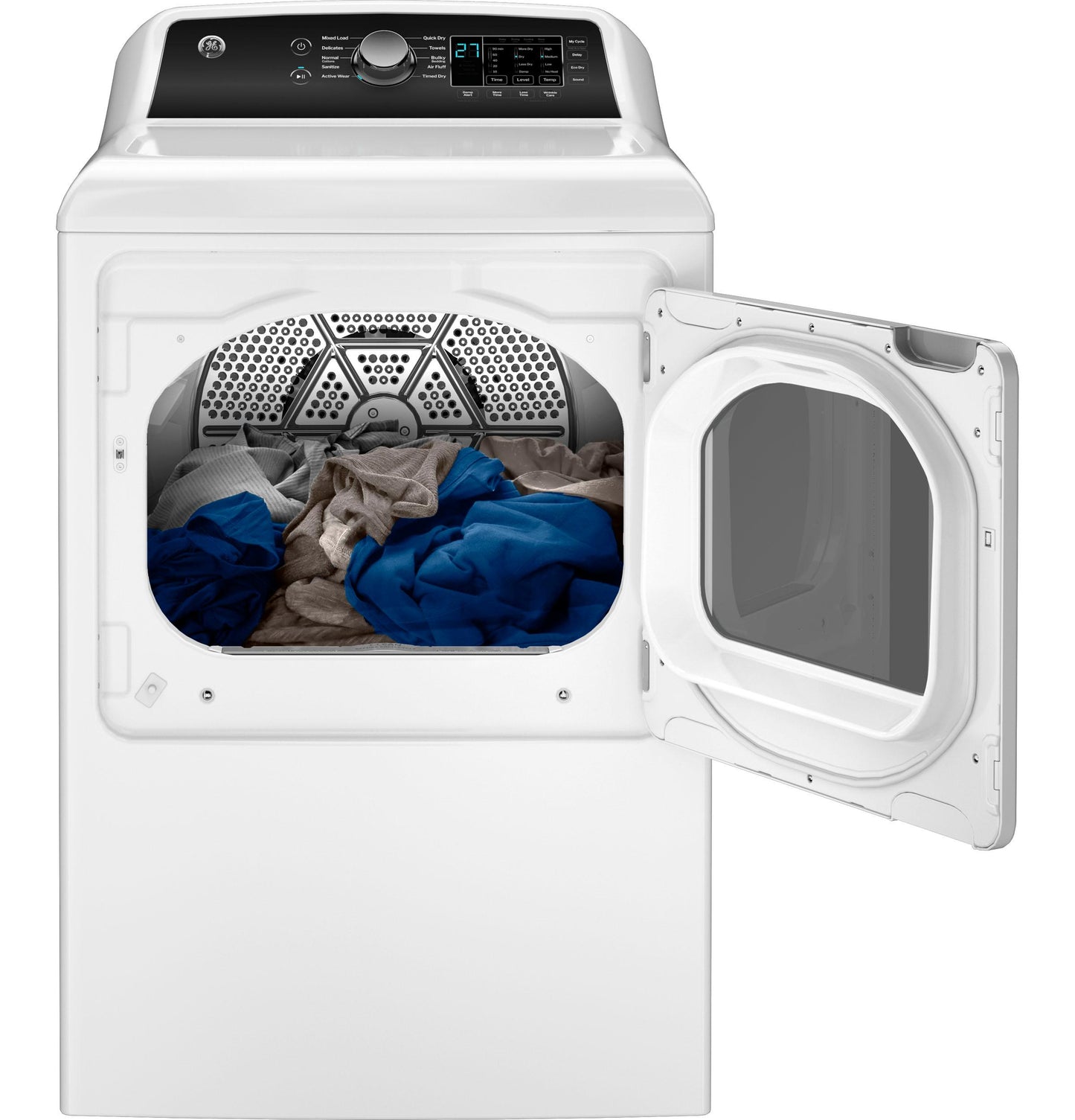 GE APPLIANCES GTD58GBSVWS Ge 7.4 Cu. Ft. Capacity With Sensor Dry Gas Dryer
