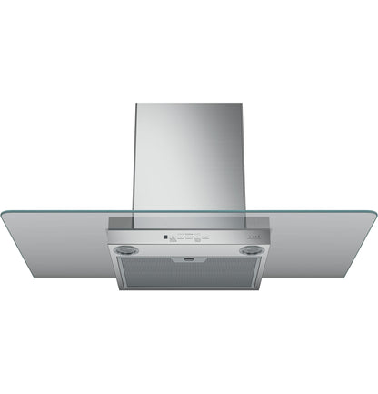 CAFE CVW73612MSS Cafe Cafe 36"" Wall-mount Glass Canopy Chimney Hood