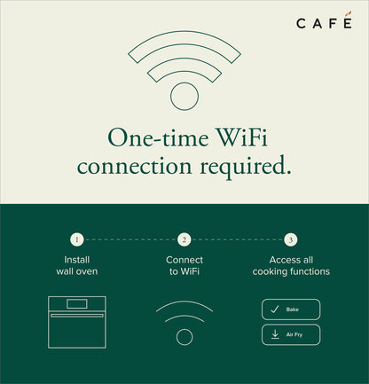 CAFE CTD90DM2NS5 Cafe Minimal Series 30"" Smart Built-in Convection Double ...