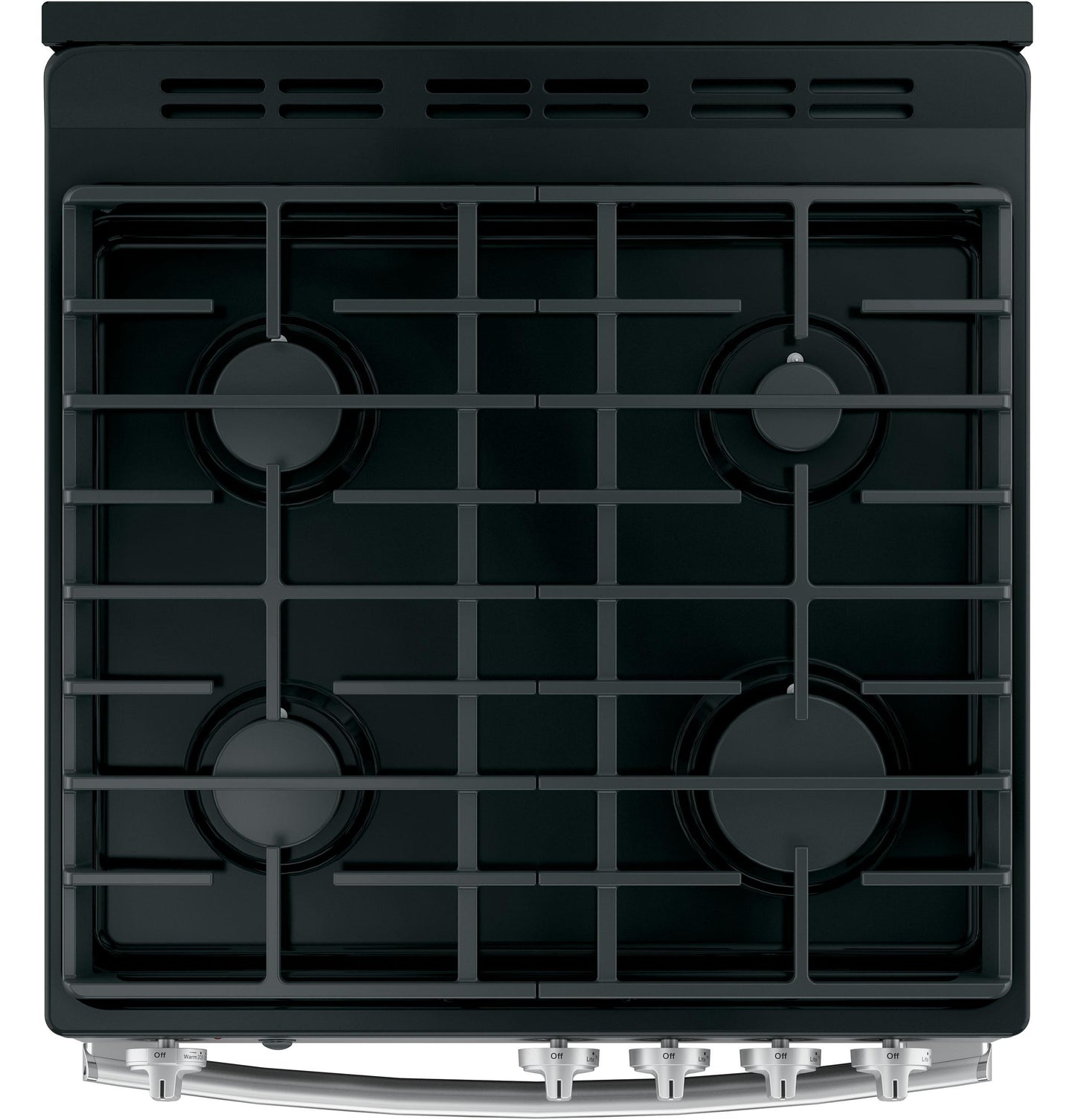 GE APPLIANCES JGAS640RMSS Ge 24"" Steam Clean Free-standing/slide-in Gas Range