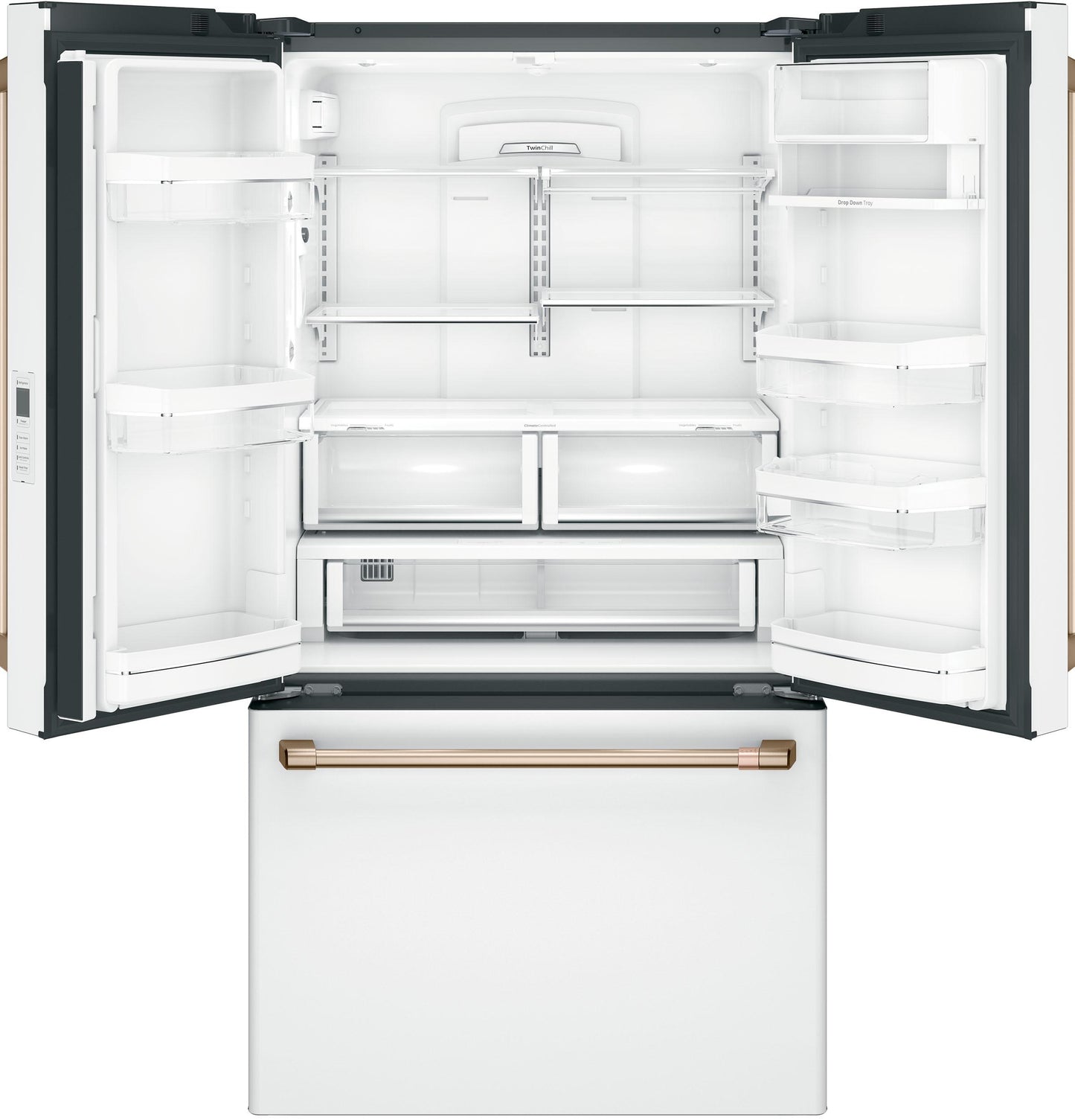 CAFE CWE23SP4MW2 Cafe Energy Star 23.1 Cu. Ft. Counter-depth French-door RE...