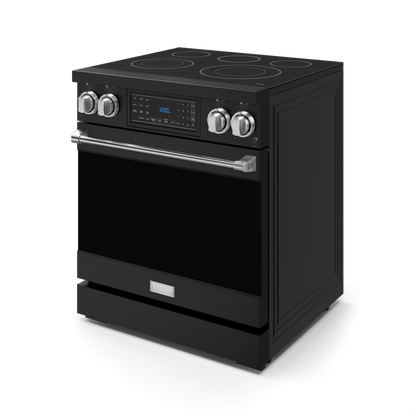 THOR KITCHEN RSE30BSS 30 Inch Professional Electric Range With Tilt Panel Touch Control I...