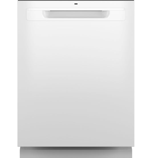 GE APPLIANCES GDP630PGRWW Ge Top Control With Plastic Interior Dishwasher With Sanitize CY...