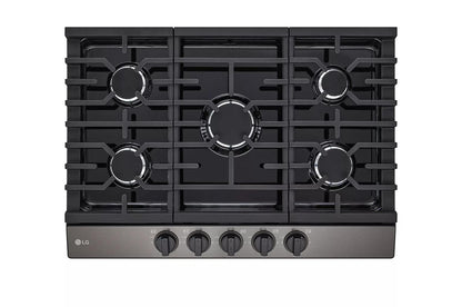 LG CBGJ3023D LG 30"" Gas Cooktop With Ultraheat 20k BTU Burner