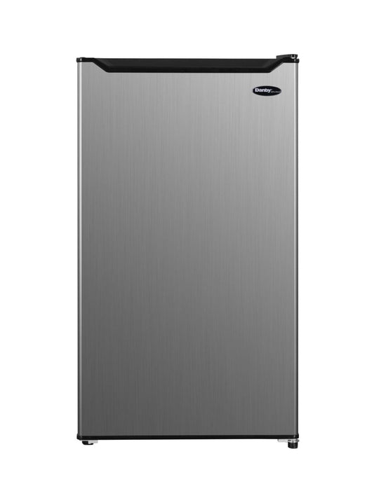DANBY DCR033B2SLM Danby Diplomat Stainless Steel Look 3.3 Cu Ft Compact Refrigerator