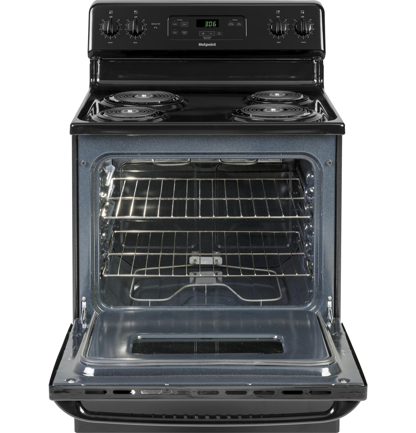 HOTPOINT RBS360DMBB Hotpoint 30"" Free-standing Standard Clean Electric Range