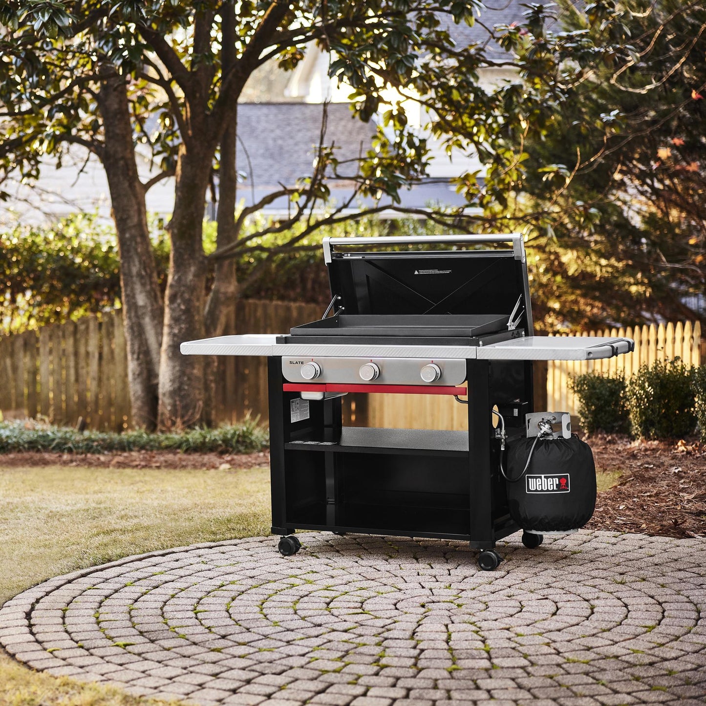 WEBER 1500014 Weber Slate 30"" Rust-resistant Griddle - Black