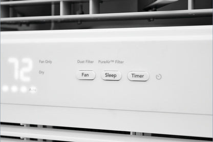 FRIGIDAIRE FHWH084WB1 Frigidaire 8,000 BTU Window Room Air Conditioner With Supplemental ...